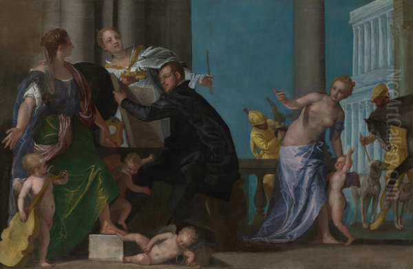 Nobleman between Active and Contemplative life - view 1