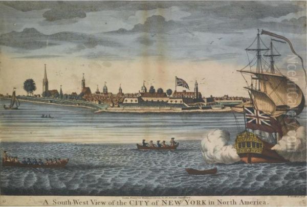 A South-west View Of The City Of New York In North America (deak 84, Shadwell 29) - view 1