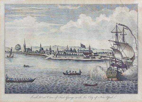 "south West View Of Fort George With The City Of Newyork.". - view 1