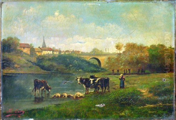 "vacas En El Rio" - view 1