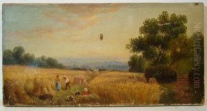 Lunch During Harvest Time by B. Cary