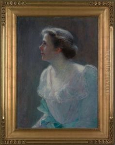 Portrait Of Gertrude Albright by Evelyn Rumsey Cary