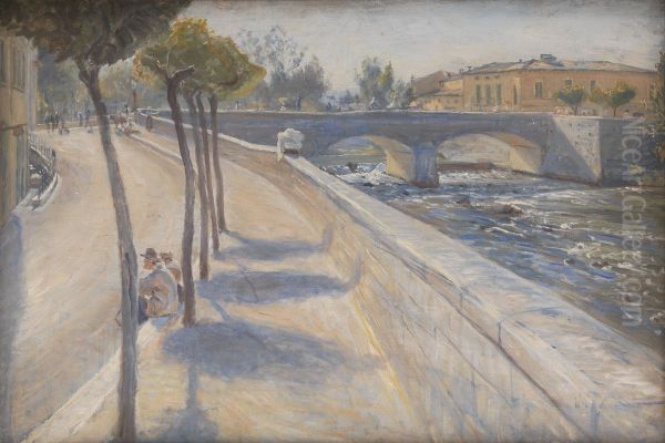 The River Liri, Italy - view 1