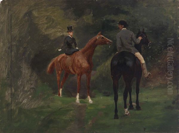 Figures on Horseback - view 1