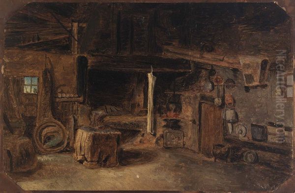 Interior of a Smithy - view 1