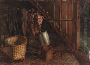 Interior of a Stable by Eliphalet Andrews