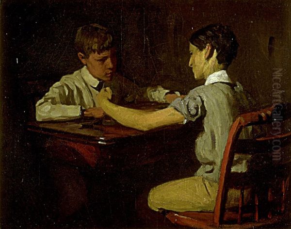 Checker Players - view 1