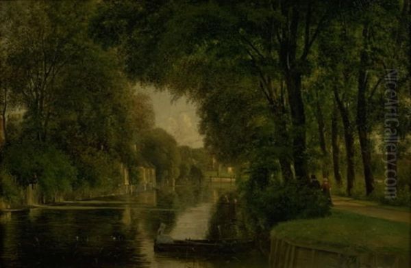 A Canal. Frederiksvaerk, Zealand - view 1