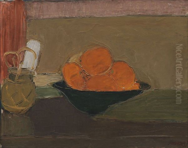 Still life with oranges - view 1