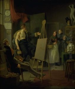 A Girl Selling Fruit in an Artist's Studio A Girl Selling Fruit in an Artist's Studio