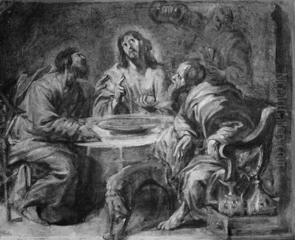 Sketch for The Supper at Emmaus - view 1