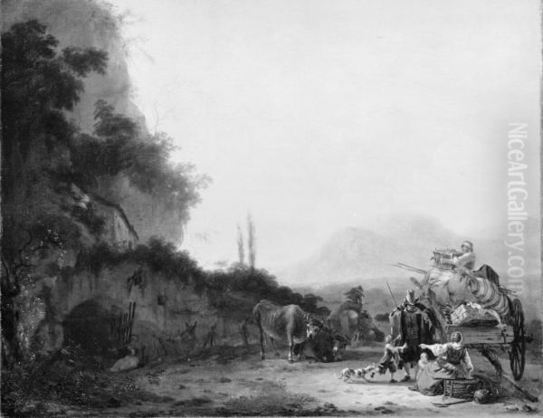 Landscape with a Removal Cart - view 1
