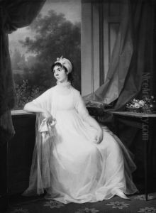 Portrait of Gertrud Hage, nee Heitmann by Jens Juel