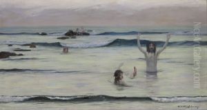 Tritons by Rupert Charles Bunny