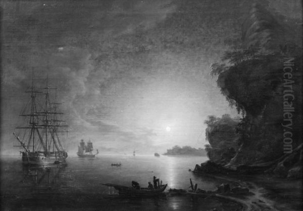 A Seascape. Moonlight - view 1