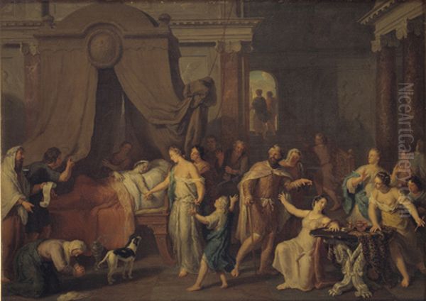 Alcestis and Admetus - view 1