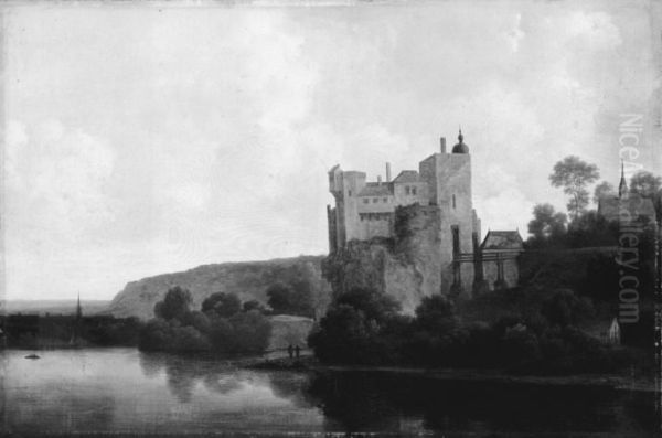 Castle by a River - view 1