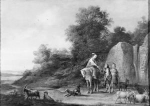 Granida and Daiphilo. Daiphilo Bringing Water to Princess Granida