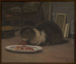 Katten i atelieret