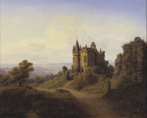 Slottet Buresheim ved Eifelfloden