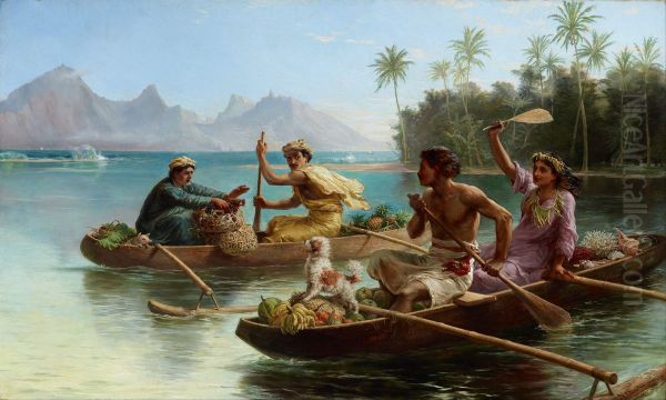 Race to the market, Tahiti - view 1