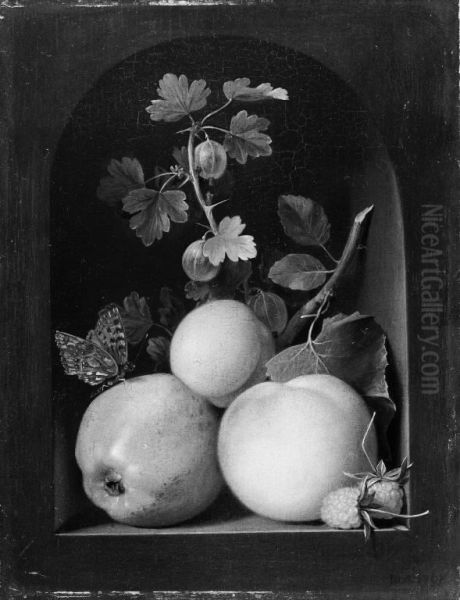 An Apple, caville rouge, and other Fruits - view 1