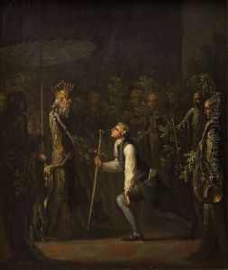 The Potuans are Surprised to see Niels Klim Genuflect in front of the Wise Prince.
