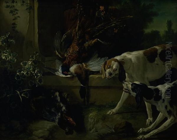 Hounds with Wild-Fowl and Game - view 1