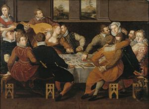 Sinful Mankind Surprised by the Day of Judgment by Dirck Barendsz.