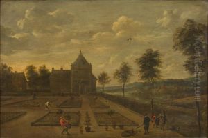 A Garden in front of a Country Seat by David Teniers the Younger