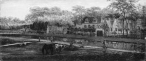 View of the Country House Oversteen by Pieter van Asch