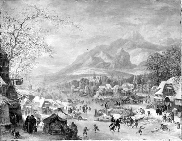 River Scenery in Winter - view 1