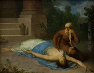 Den doende Messalina og hendes moder.