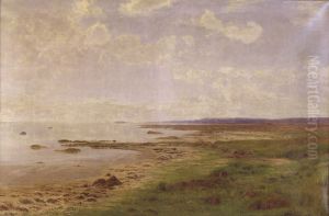 The east coast of Jutland on a calm summer day by A. Thorenfeld