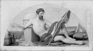 Neptun by Christoffer Wilhelm Eckersberg