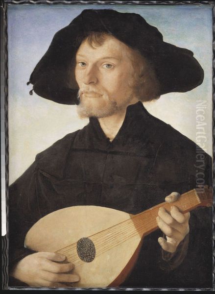 Portrait of a Lute Player - view 1