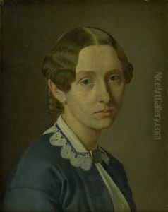 Thomasine Ludvigne Vermehren, f. Gruner, kunstnerens hustru