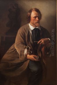 Portrait of Jens Adolf Jerichau Portrait of Jens Adolf Jerichau