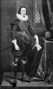Charles I of England (1600-1649) as Prince of Wales by Daniel Mijtens