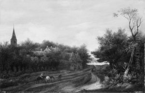Road near Village by Guillam Dubois