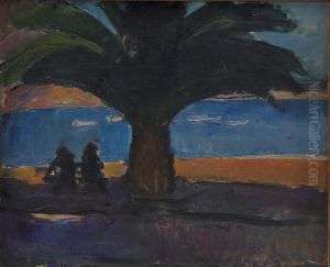 The Thick Palm. View from Villefranche