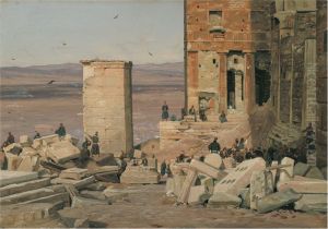Greeks Working in the ruins of the Acropolis by Martinus Rorbye