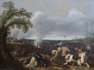 King Gustav II Adolf of Sweden at the Battle by Lutzen November 16th, 1632 by Jan Asselijn