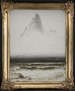 Fjeldet Stetind i tage by Peder Balke