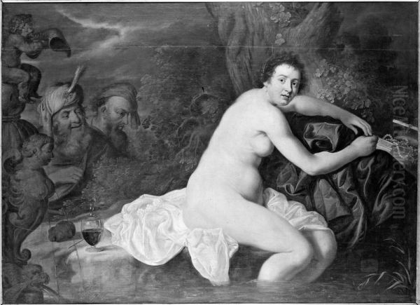 Susanna and the Elders - view 1