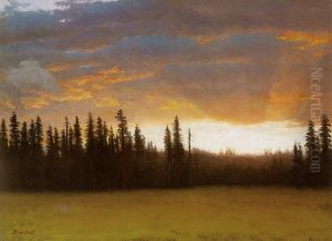 California Sunset" by Albert Bierstadt