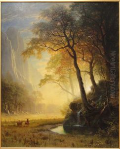 Hetch Hetchy Canyon by Albert Bierstadt