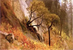 Landscape Study, Yosemite California by Albert Bierstadt