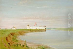 Rock Island, United States Garrison by George Catlin