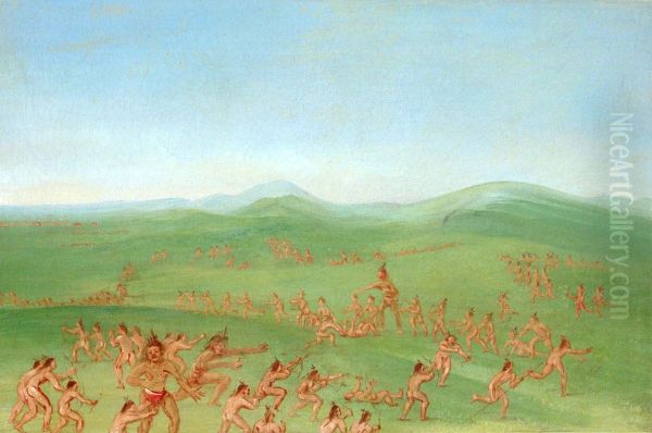 Sham Fight, Mandan Boys - view 1